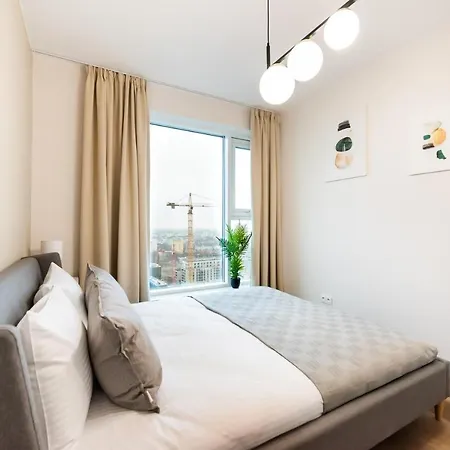 Unique Tower 22 Floor De Luxe Apartment Варшава Екстер'єр фото